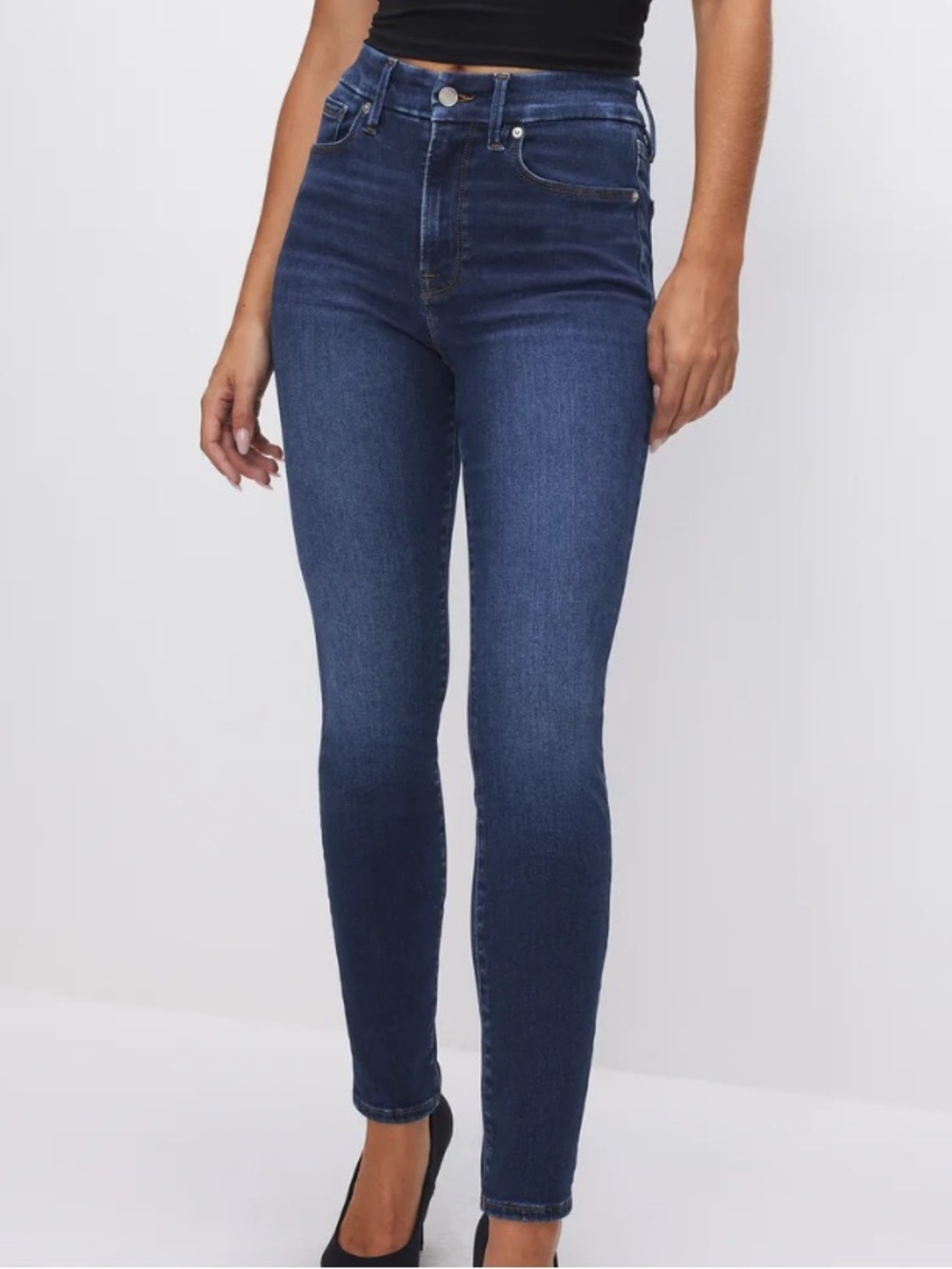 Good American Dark Blue Skinny Jeans